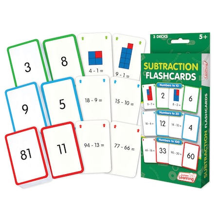 Junior Learning Subtraction Flashcards JL205